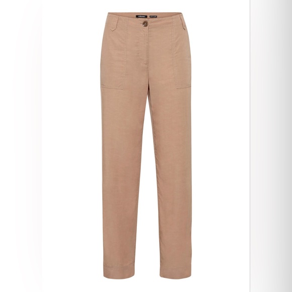 Size 10 - Olsen - Mona Fit Straight Leg Linen Blend Pant - Picture 2 of 3